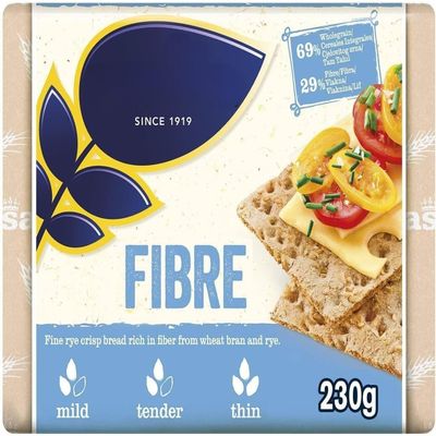 Wasaa rye crisp bread rich in Fiber 230g - Pack of 2