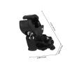 EXAOMBLE 2pcs Wheelchair Cane Holder Crutch Storage Bracket Lightweight Strong Plastic and Metal Cane Organizer for Mobility Scooter and Wheelchair view 2