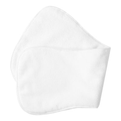 Vaguelly Four-layer White Washable Adult Cloth Diaper with Butterfly Hook-and-loop Fastener, Reusable Incontinence Pad for Faecal Incontinence and Urinary Protection