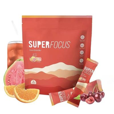 Fruit Flavor Focus Drink Mix,for Supports Focus, Relaxation & Clarity