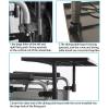 Wheelchair Tray,Wheelchair Tray with Cup Holder, Removable Lightweight Lap Tray, Easy to Install for Dining, Reading, and Resting - Durable Design for Various Models view 4