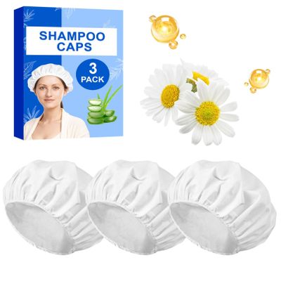 No Rinse Shampoo Caps for Bedridden Patients Elderly Rinse Free Microwavable Waterless Shower Caps