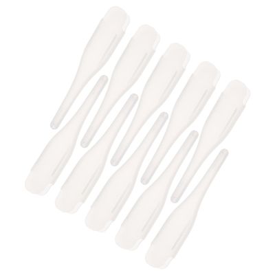Beavorty 10pcs Plastic Digital Thermometer Covers Soft Protective Sleeves Thin Dust Cover Design for Thermometer Probes Suitable for Families the Go Size 11.5x2.4x1.5cm