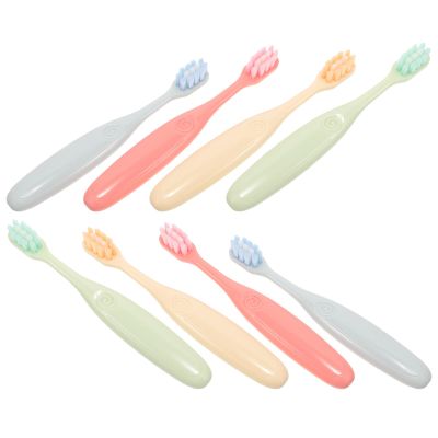YOSADIER 8pcs Soft Bristles Tooth Brush with Comfortable Grip and Wear-Resistant Pbt Material, Toothbrush Set for Household Dental Care