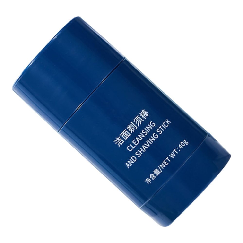 VALICLUD Beard Softening Shaving Stick Cream for Men 40g Multiuse Moisturizing Shave Stick Suitable for Facial Clean and Shaving Beard Care Travel Accessory