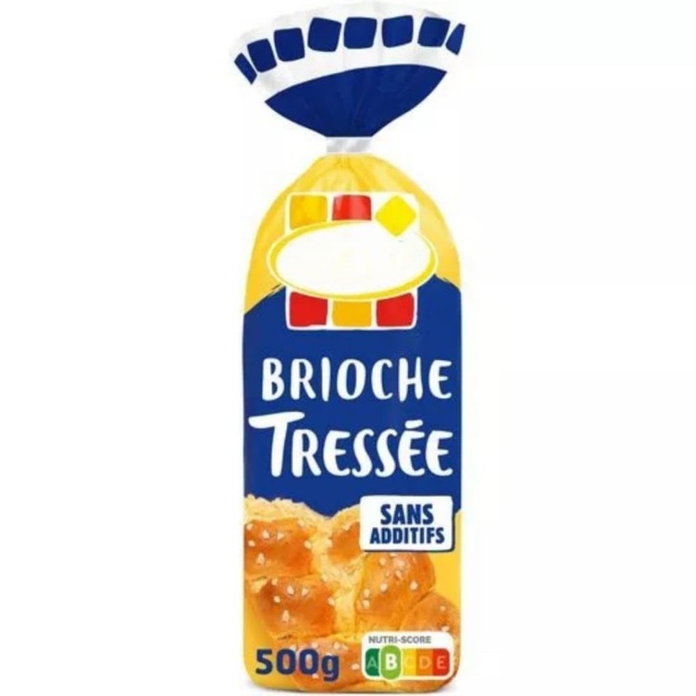 Harryis Brioche Tressed with sugar chips 500g