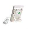 Indoor And Outdoor Electronic Thermometer And Hygrometer With Remote Probe For Fish Tank Aquarium Monitoring White Plastic Case Stand Magnet Hang view 4