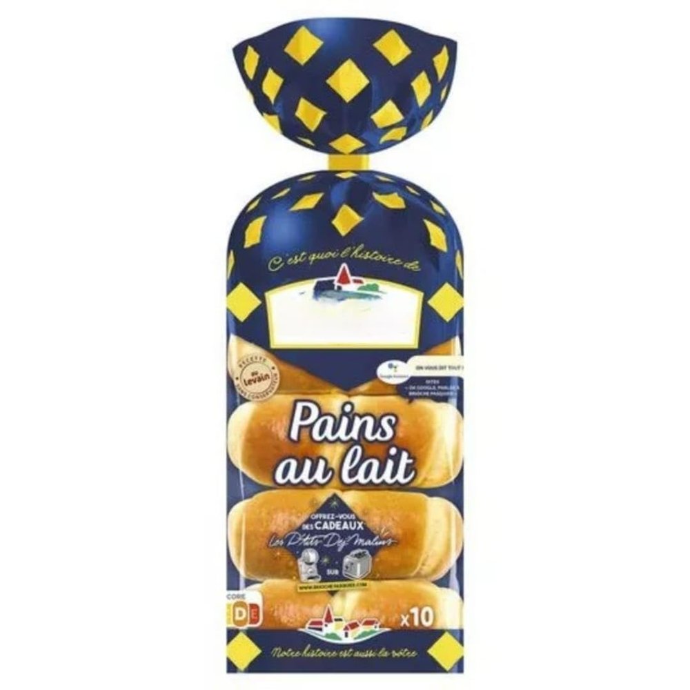 Pasquie`r Pain au lait (milk brioches) x 10-350g (pack of 2)