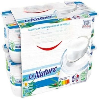 Plain Natural Yogurt 16x125g Multipack Fresh, Creamy & Nutritious - pack of 4