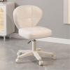 Adjustable Rolling Stool with Backrest, Height 16-21 inches, Cosmetology Chair for Salon and Home Use, Multiple Colors Available view 2
