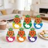 Easter Candy Self Sealing Carrot Shaped Cookie With A Rabbit Shaped Pen And Greeting Card Perfect For Easter Parties For Both Children And Adults 062160 view 2
