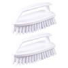 USHOBE Laundry Brush 2Pcs Plastic Shoes Scrubber for Bathroom and Kitchen Cleaning Compact Design view 1