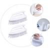 USHOBE Laundry Brush 2Pcs Plastic Shoes Scrubber for Bathroom and Kitchen Cleaning Compact Design view 3