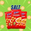 Crackers Salted 400g Romanian Traditional Perfectly Baked Crunchy Snack Movie Night or Kids Parties Delicious and Nutritious Quick Energy Boost (Cracker Salted 400g, 3 Pack) view 2