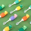 Kids Dinosaur Toothbrush Soft Bristle Small Head White Silicone Pp view 4