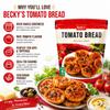 Premium Oven Baked Tomato Bread 150g Crispy Toasted Bread Slices with Rich Tomato Flavour Gourmet Mediterranean Style Snack, Perfect for Dips, Cheese Boards, Sharing Platters, Soups & Entertaining view 2