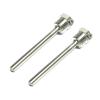 2 Pieces 50/100/300 mm Stainless Steel Protective Tube with Screw Lock for Temperature Sensors, Probe, Thermocouple, Seamless Protective Tube Temperature Sensor Sleeve view 4