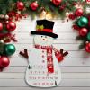 Jazuaiao Christmas Tree Countdowns Calendar Seasonal Countdowns Calendar Ornament with Christmas Tree Shape for Family Door Hanging view 3