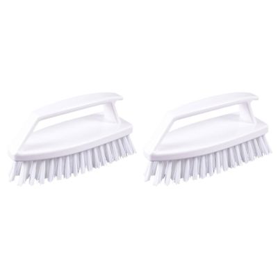 SHINEOFI Cleaning Brush 2Pcs Plastic Resistant Bristles for Bathroom and Kitchen Use with