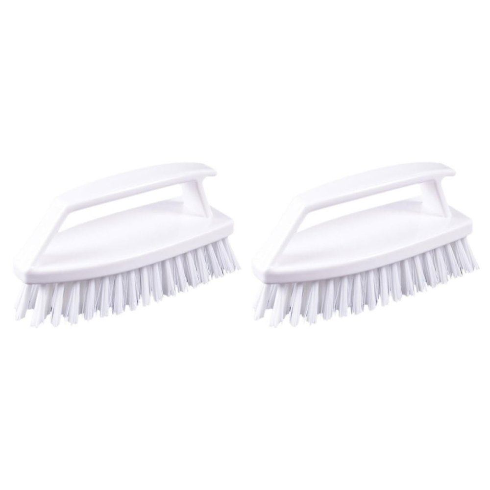 SHINEOFI Cleaning Brush 2Pcs Plastic Resistant Bristles for Bathroom and Kitchen Use with