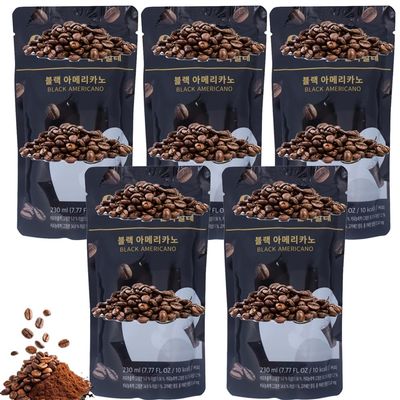 Black Americano Coffee Drink 230ml Ready-to-Drink Americano Style Coffee, Made with Carefully Selected Premium Coffee Beans, Smooth and Bold Taste, Convenient Coffee Pouch - ctb
