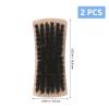 WRITWAA 2pcs Shoe Cleaning Brush Set with Comfortable Wood Handle and Natural Bristle for Effective Shoe Washing and Polishing Suitable for Household Laundry Use view 2