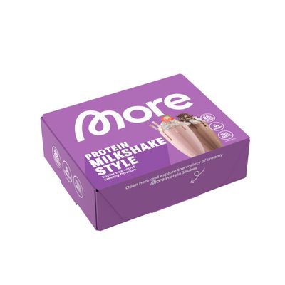 More Protein Milkshake Style Tasterbox, 5 x 25 g