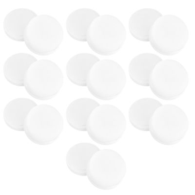 HEALSOPTHY Wipes Cleaning Cleaner for Leather Sponge White Shoes 10pcs Shoe round Shape Gentle Non-scratch Brush and Leather Care for Household