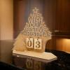 Elnwnnkc Decorative Advent Calendar for and Home Use Desktop Decoration Stylish Wood Countdown Calendar Classroom Christmas Decoration view 3