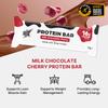 10X Athletic Protein Bars Milk Chocolate Cherry 12 x 60g | 16g Protein Per Bar | Premium High Protein Snacks for Fitness & Performance | Low Calorie Healthy Snacks | Pack of 12 Breakfast Bars view 3