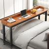 Adjustable Overbed Table on Wheels, Mobile Laptop Desk for Bedside Meals & Home Office, Portable Computer Table for Hospital & Home Use, Easy Roll Design view 2