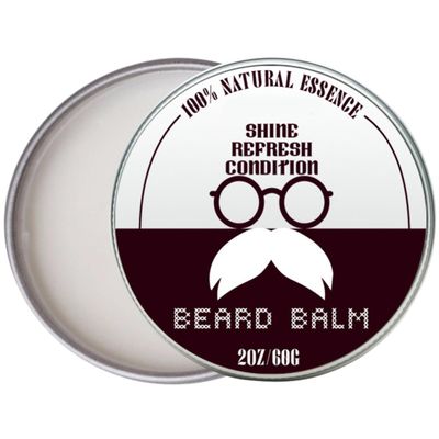 WRITWAA Non-greasy Beard Wax for Men with Strong Plasticity Aluminium Container Beard Butter Grooming Balm for Styling and Nourishing Facial Hair