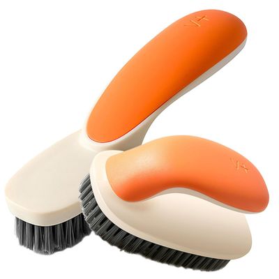 GATHINESS Soft Bristle Cleaning Brush Set Lightweight Pp and Pbt Material 2pcs with Comfortable Grip, for Clothes and Shoe Scrub Cleaning for Laundry and Shoes