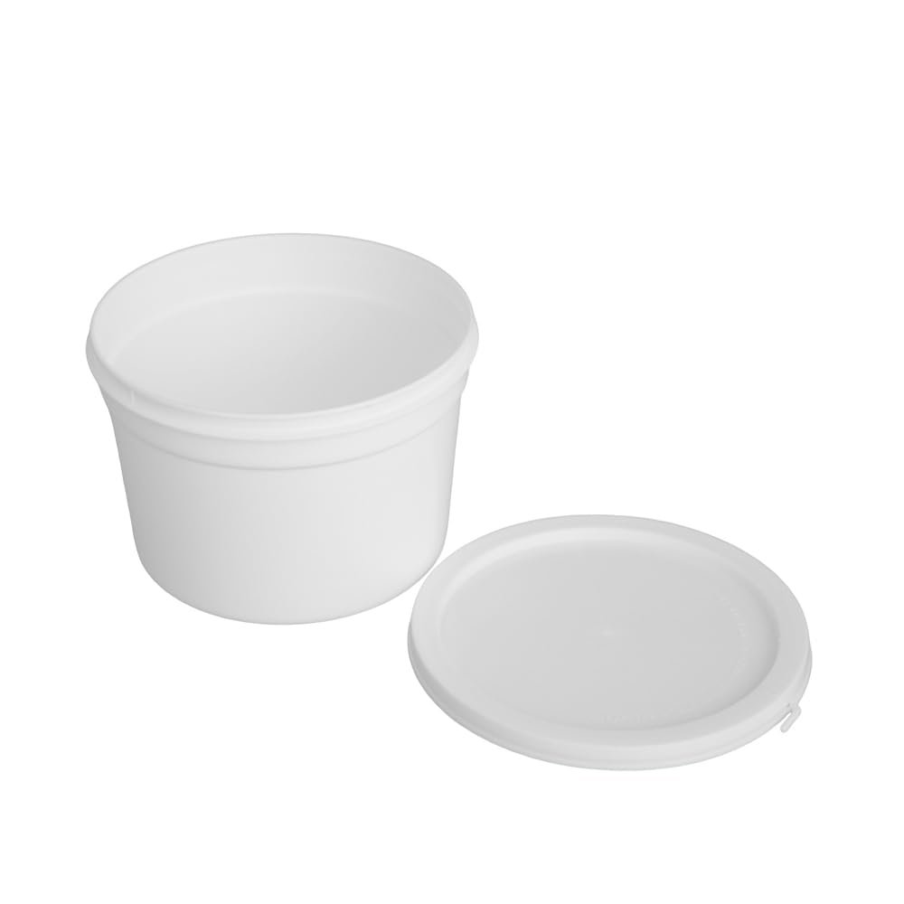 M1SS 10 Pack 2L Ice Cream Containers with Lids, Reusable Freezer Safe Plastic Storage Tubs, Large Frozen Dessert Containers for Ice Cream, Gelato, Sorbet, Frozen Yogurt & Food Storage