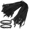 JOINPAYA 50pcs Adjustable Bow Tie Strap Extender Sturdy Polyester Elastic Band with Buckle, Easy to Attach and Take, Suitable for DIY Accessories and Bow Tie Length Adjustment view 1