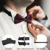 JOINPAYA 50pcs Adjustable Bow Tie Strap Extender Sturdy Polyester Elastic Band with Buckle, Easy to Attach and Take, Suitable for DIY Accessories and Bow Tie Length Adjustment view 3