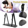 Yunmeryker Hanging Arm Rest Soft Sponge Adjustable Armrest for Massage Table PVC Leather Support Foldable Portable Suitable for SPA Salon Bed Home, Black view 3
