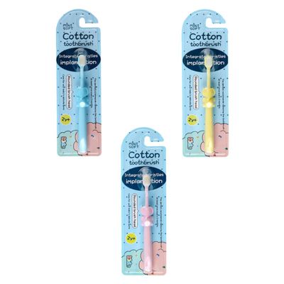 TOPBATHY 3pcs Manual Toothbrush Set for Aged 2-8 with Super Soft Bristles, Comfortable to Hold Pp and TPR Material, Cartoon Elephant Shape, Gentle on Gums for Oral Care