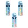 TOPBATHY 3pcs Manual Toothbrush Set for Aged 2-8 with Super Soft Bristles, Comfortable to Hold Pp and TPR Material, Cartoon Elephant Shape, Gentle on Gums for Oral Care view 1