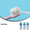 TOPBATHY 3pcs Manual Toothbrush Set for Aged 2-8 with Super Soft Bristles, Comfortable to Hold Pp and TPR Material, Cartoon Elephant Shape, Gentle on Gums for Oral Care view 3