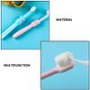 TOPBATHY 3pcs Manual Toothbrush Set for Aged 2-8 with Super Soft Bristles, Comfortable to Hold Pp and TPR Material, Cartoon Elephant Shape, Gentle on Gums for Oral Care view 4