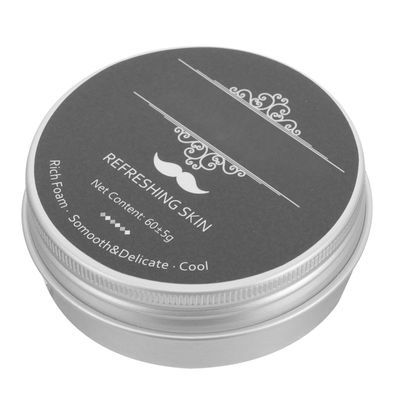SHINEOFI Peppermint with Essential Oil Shaving Soap for Beard Men and Portable Lightweight Travel Shave Soap for Smooth and Refreshing Wet Shave