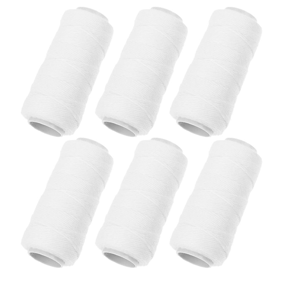 FOYTOKI Hair Removal Tool Women Face 6 Rolls Cotton Thread for Facial Hair Removing Precise Threading Eyebrow Hair Remover with Controlled Movements