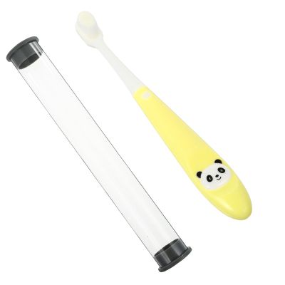 LIFKOME Toothbrush with Bucket with Supple Bristles and Non-Slip Handle, Safe Oral Cleaning Tool Manual Toothbrush Designed for Babies