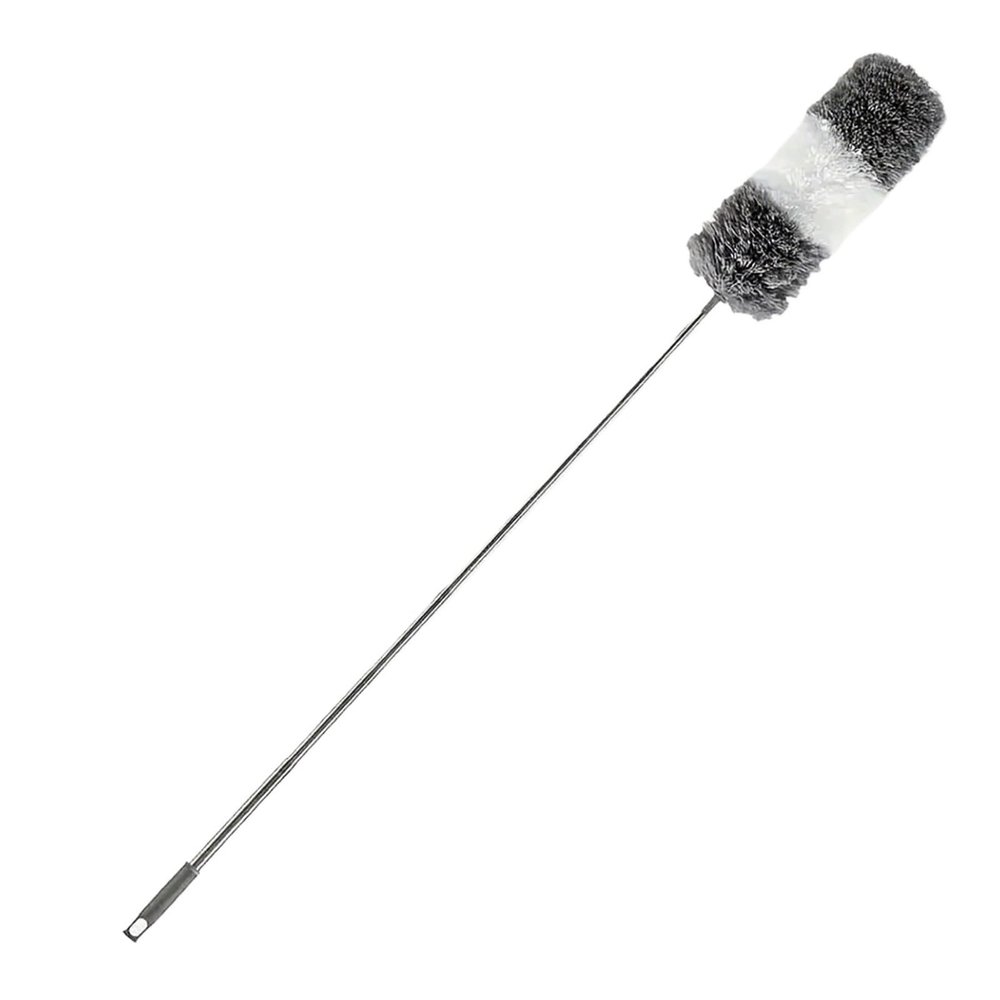 Duster 1Pc Microfiber Feather Dusting Brush,One Retractable&Bendable Long Handle Duster for &Spider Web Cleaning All-Round Home Clean