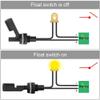 EasyByMall 6PCS Float Switch Water Level Sensor, Side Mount Horizontal Liquid Controller for Aquarium Hydroponics Tank Pump Control view 2