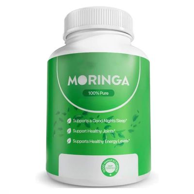 Moringa - Natural Energy, Immune System & Skin Support, Supports Healthy Sleep - Non-GMO - Vegan