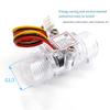 EasyByMall Water Flow Sensor G1/2 Inch Turbine Flowmeter Hall Effect 1-30L/min DC 3.5-24V for Water Heater Dispenser Vending Machine view 3