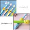 FreshCart Basics 4pcs Cartoon Bristle Toothbrush Set for Ages 2-10, Soft Pp Material with Comfortable Experience and Effective Teeth Cleaning, Adorable Manual Toothbrushes for Daily Oral Care view 3