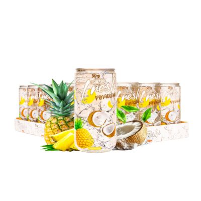 Fresh Pinacolada Flavoured Drink, 330ml, Case of 2 Cans
